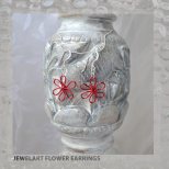 jewelart flower earrings