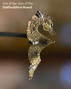 sea horse piece decorated with spiral patterns