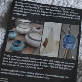 Brantwood craft fair leaflet